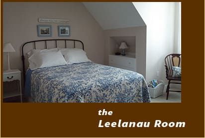 The Leelanau Room at Inn The Pines Bed and Breakfast in Lake Leelanau Michigan