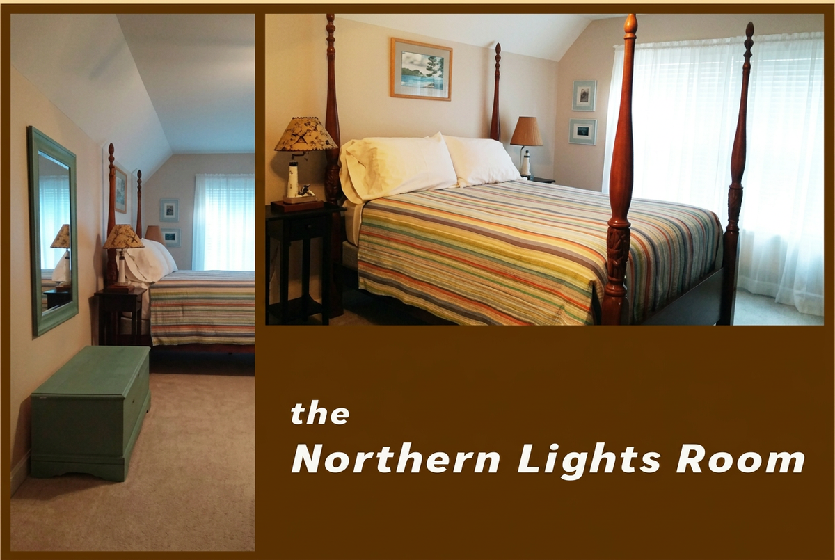 The Northern Lights Room at Inn The Pines Bed and Breakfast in Lake Leelanau Michigan