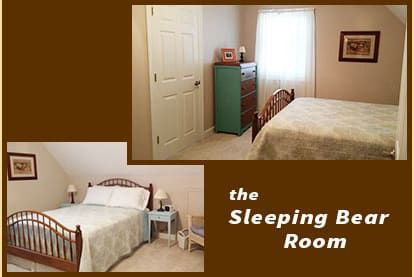 The Sleeping Bear Room at Inn The Pines Bed and Breakfast in Lake Leelanau Michigan